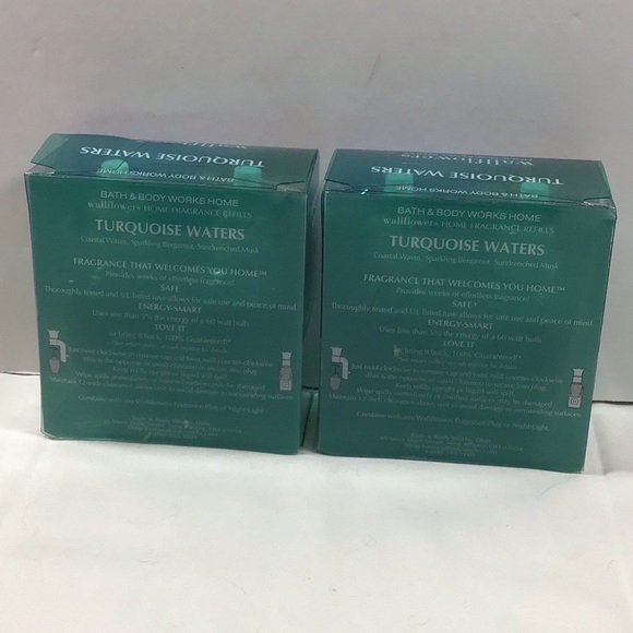 Bath & Body Works Turquoise Waters Wallflowers (2) 2pack = 4 - Picture 2 of 3